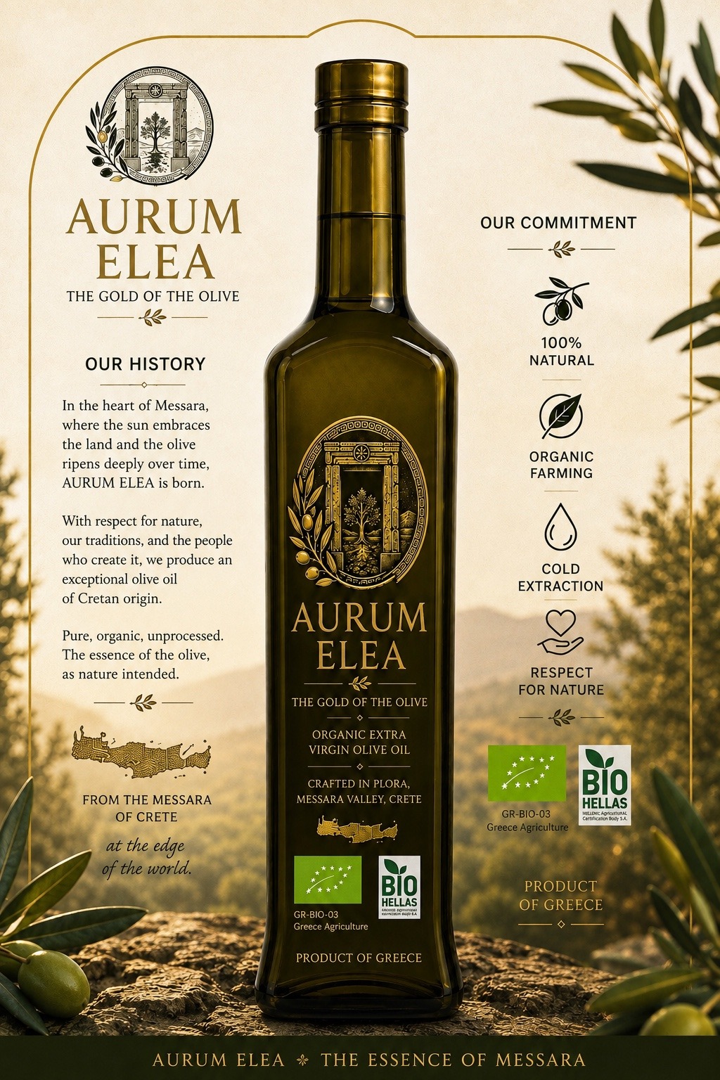 OUR PRODUCT — Organic Extra Virgin Olive Oil