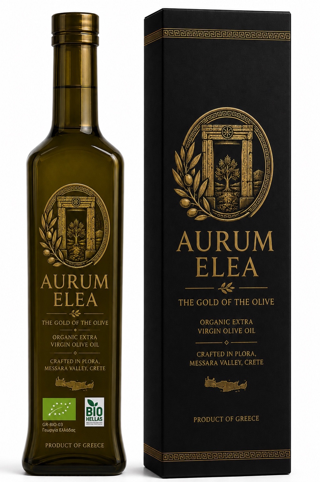 AURUM ELEA bottle and premium presentation box