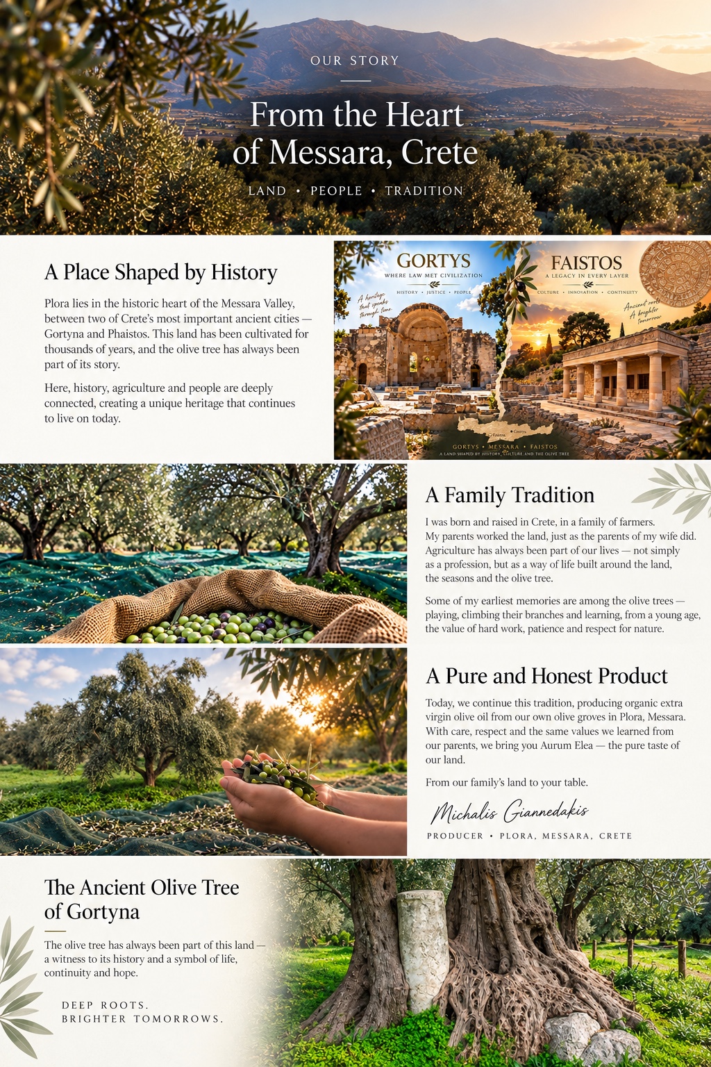 AURUM ELEA story, heritage and olive tradition